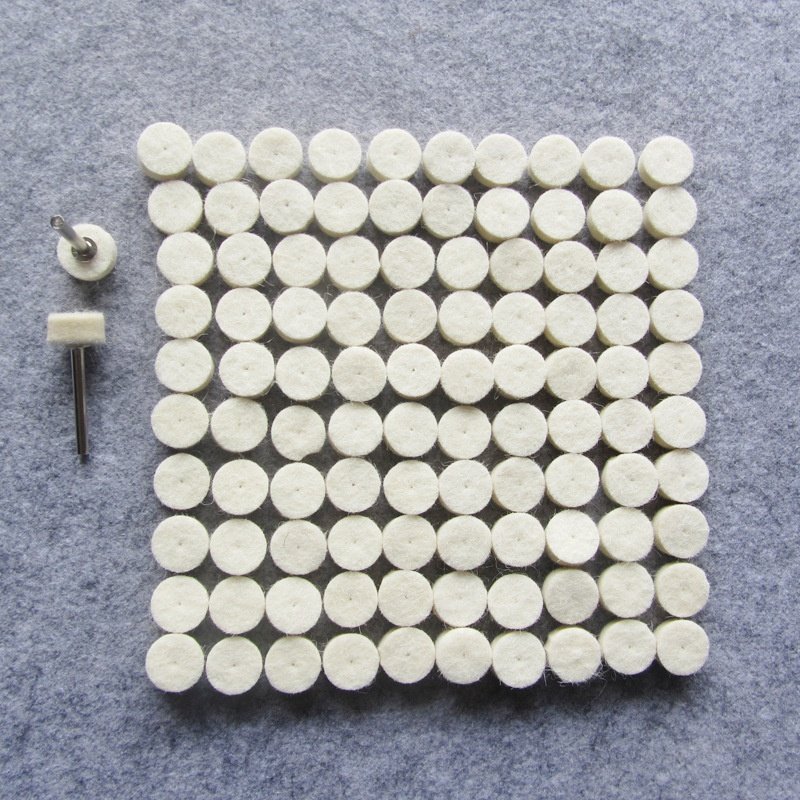 Wool Polishing Wheel Felt Wheel Grinding Plate Wool Wheel Pad For Metal Polisher Polishing Pad Accessories