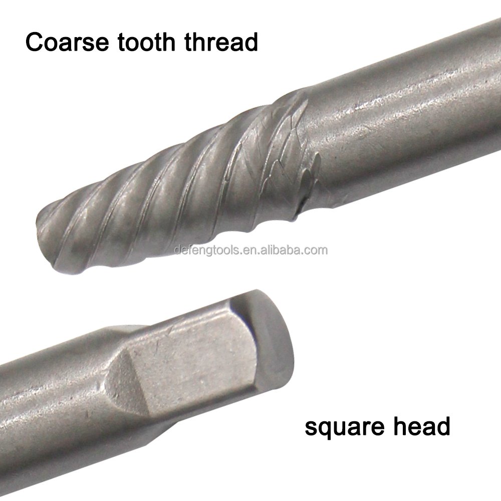26pc nut screw extractor left rotation twist drill connecting rod disassembly tool sliding nut removal accessory set