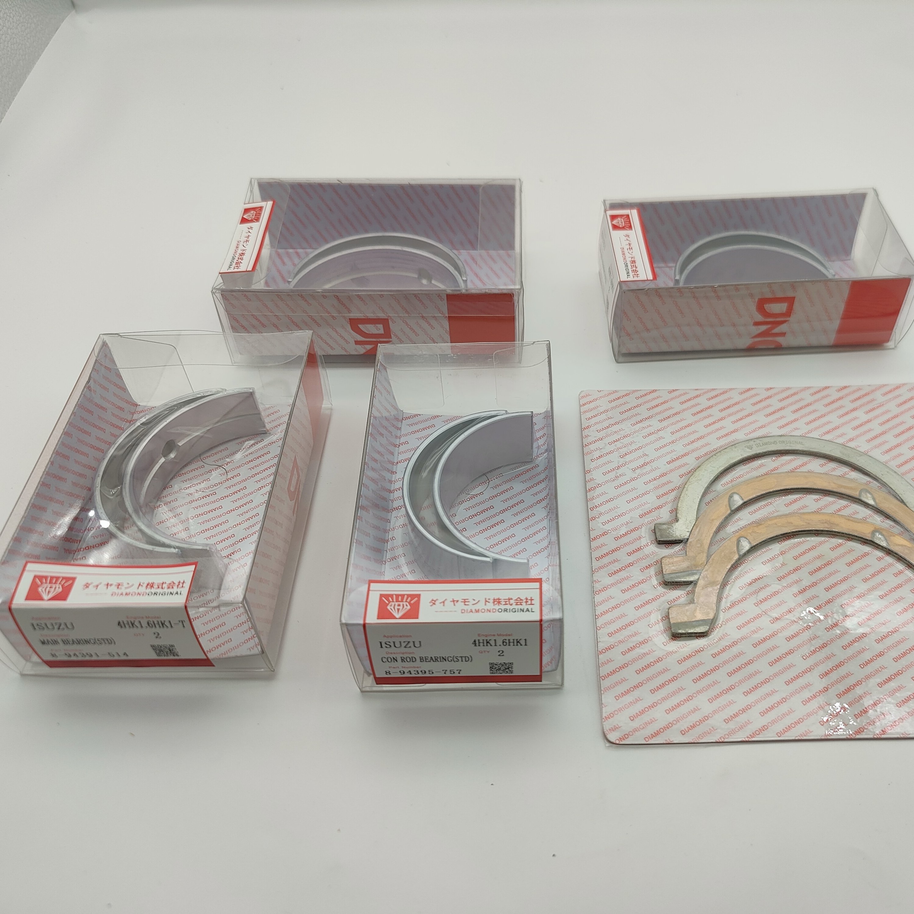 DIAMONDORIGINAL 4HK1 6HK1 Main Bearing and Connecting Rod Bearing 8-94391-514 8-94395-757 for engine part