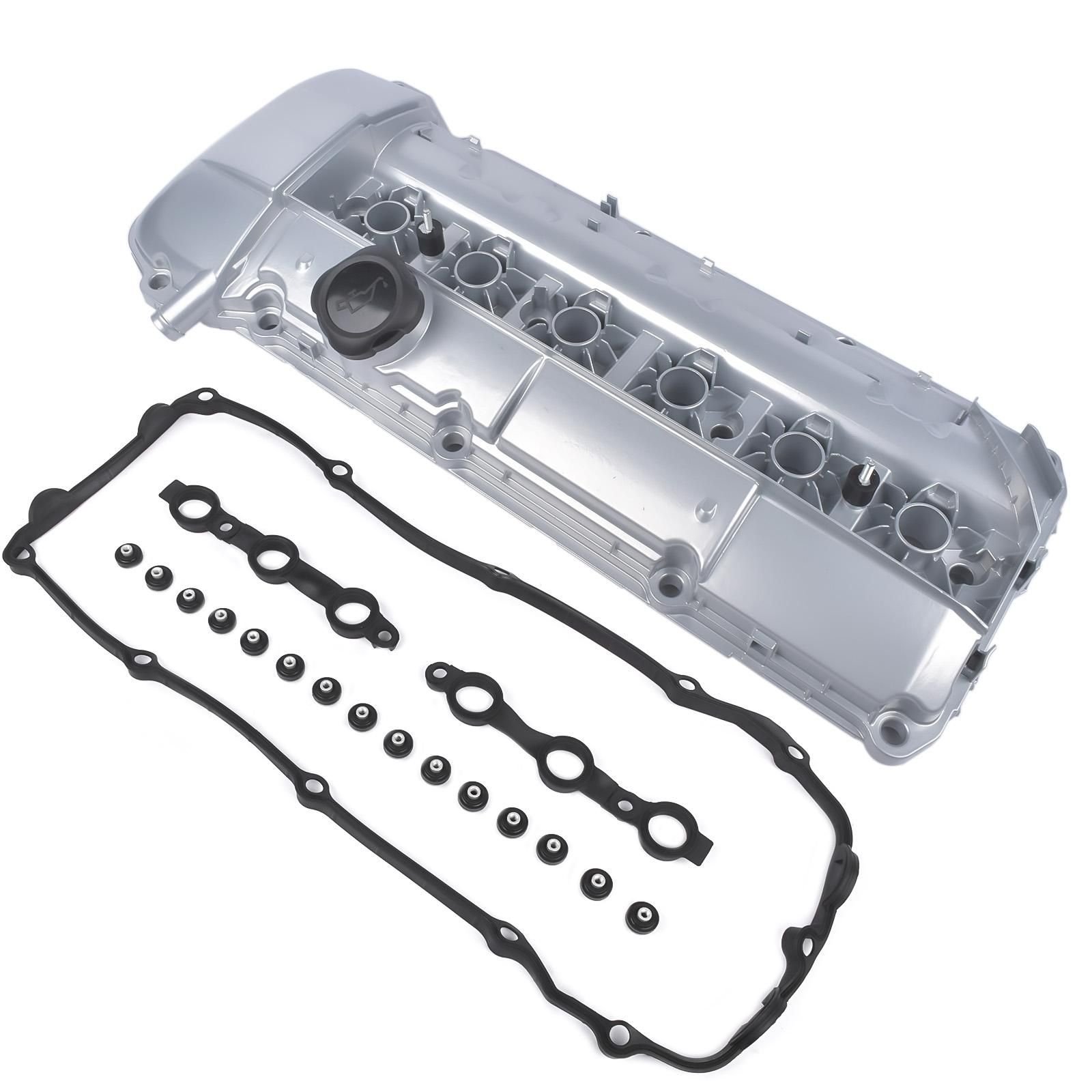 Auto Parts Aluminum M54 Engine Valve Cover With Gasket For BMW 325i E46 520i 525i 530i E39 E60 730i E66 X3 X5 OEM 11127512839