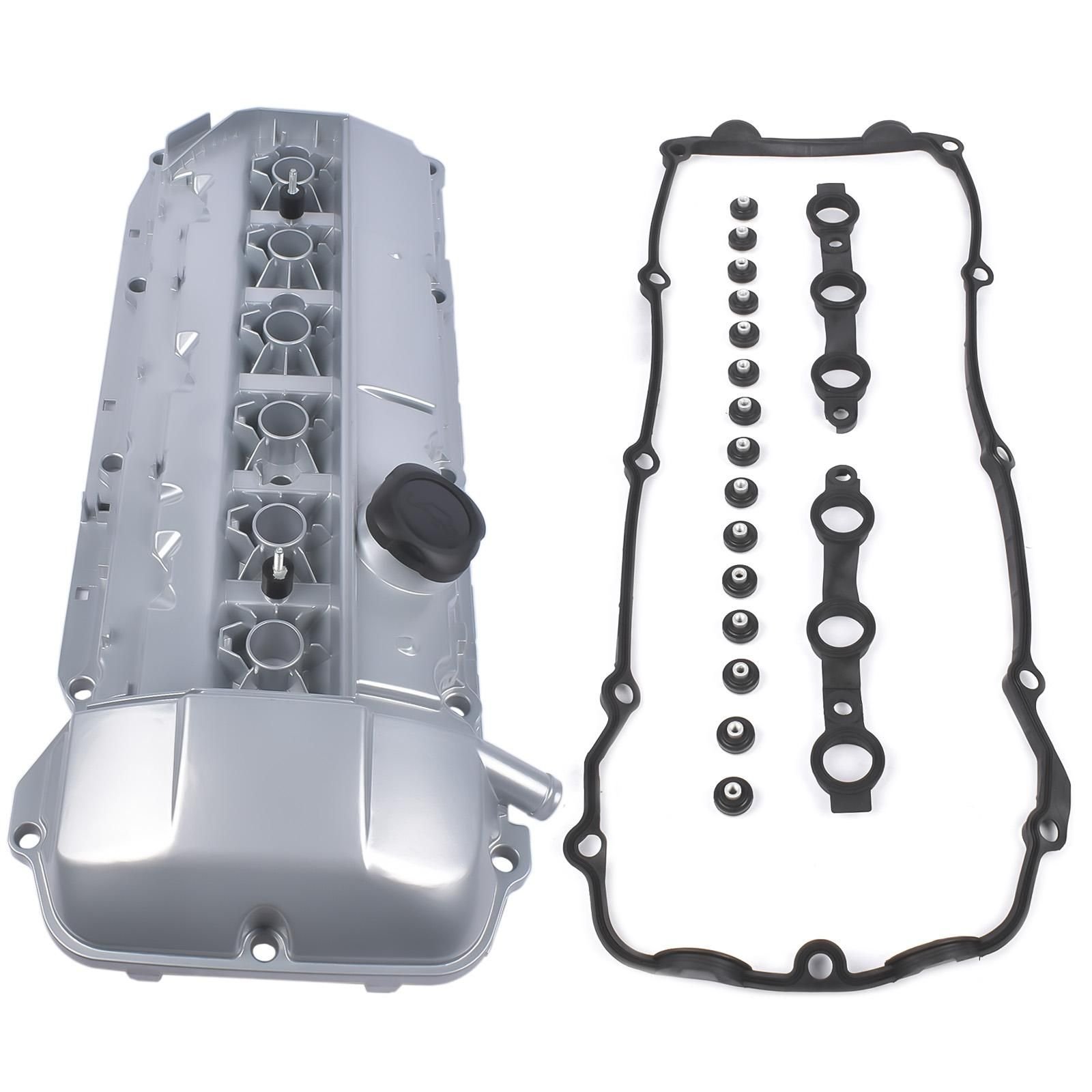 Auto Parts Aluminum M54 Engine Valve Cover With Gasket For BMW 325i E46 520i 525i 530i E39 E60 730i E66 X3 X5 OEM 11127512839