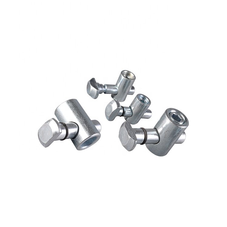 Aluminum Profile Steel Connecting Rod Alignment Fixture 90 Degree Angle Metal M8 Anchor Corner Connector