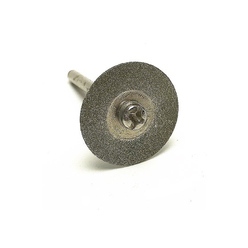 10PCS 25mm Emery Diamond Cutting Discs 2 Mandrel for Electric mill Emery Ceramic Glass Jade Electric Grinding Saw Blades
