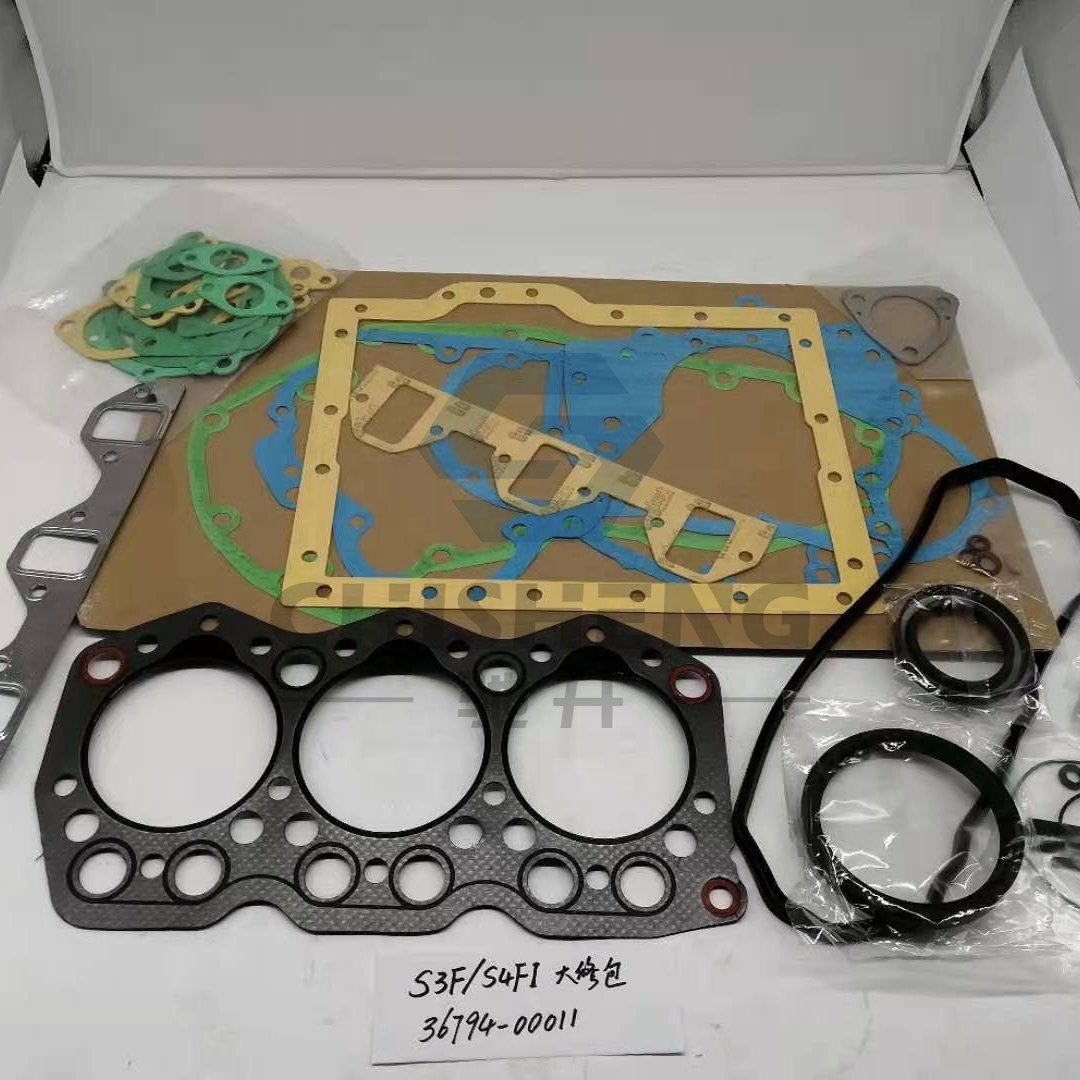 Diesel engine parts S4K S4S S6S S4L S4E engine rebuild kit wtih full gasket kit S4K S4S S6S S4L S4E Cylinder head gasket