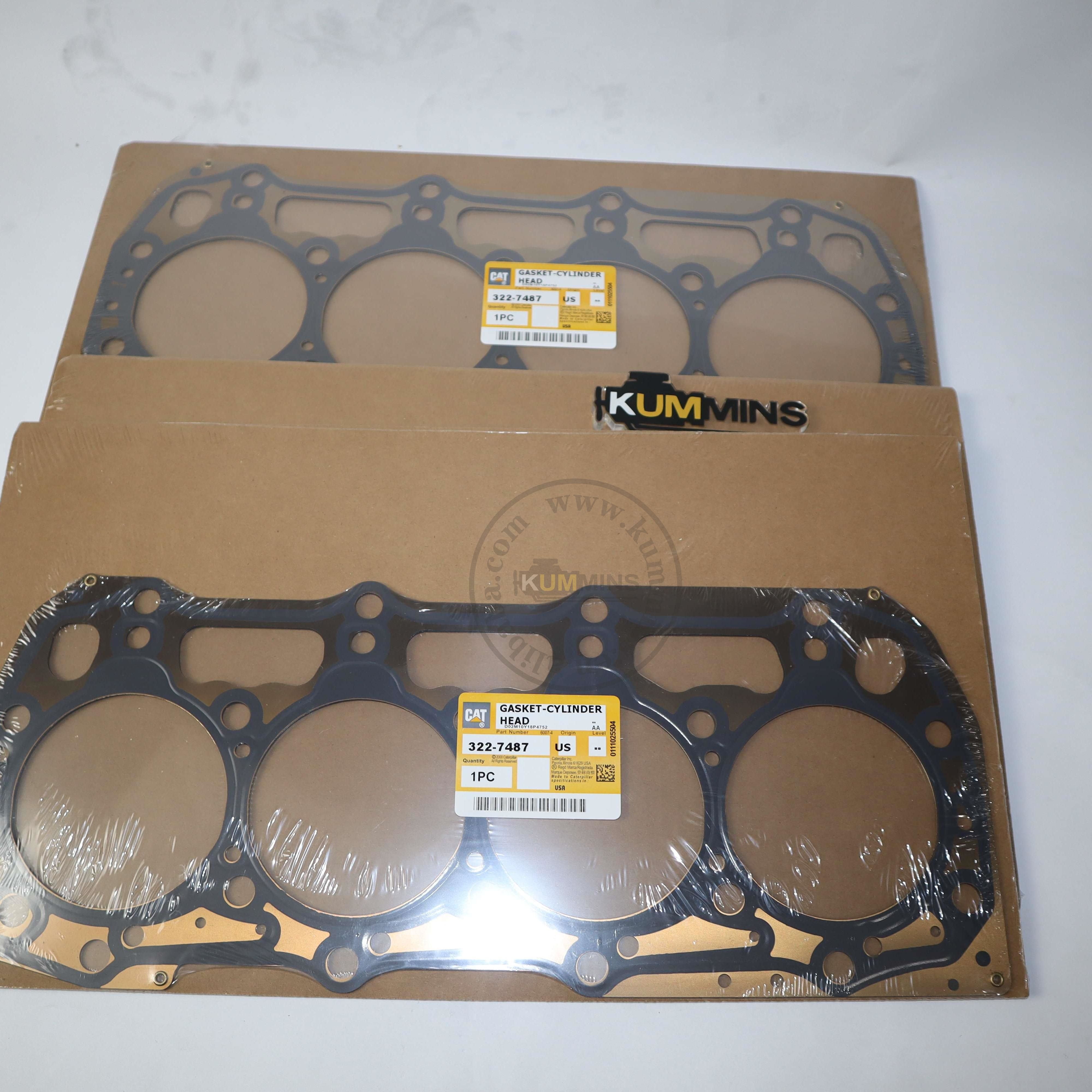 322-7487 3227487 Diesel Engine Parts Cylinder Head Gasket For Caterpillar Loaders 226B 232B 247B 257B2 RC-60 3024C C2.2 C2.2T