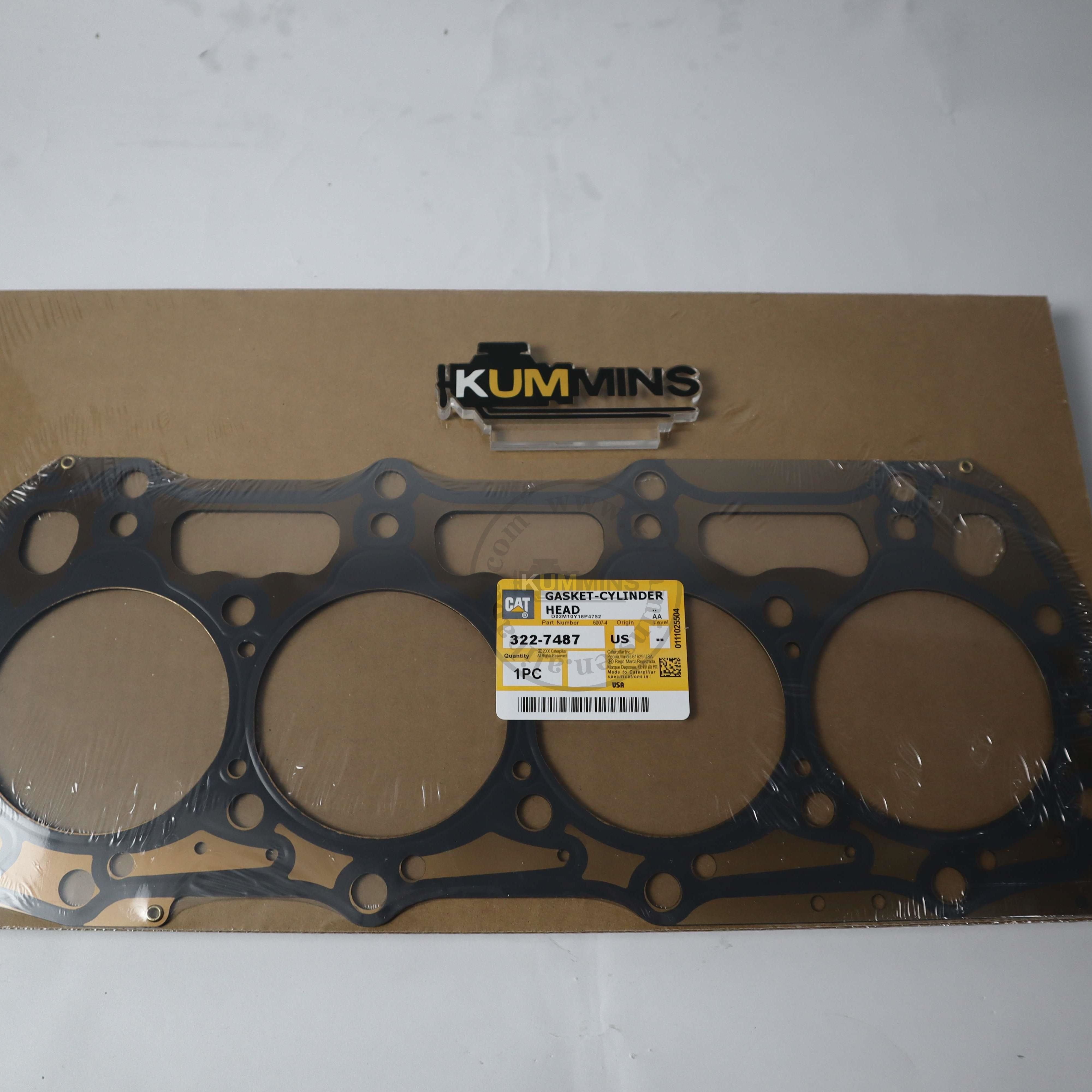 322-7487 3227487 Diesel Engine Parts Cylinder Head Gasket For Caterpillar Loaders 226B 232B 247B 257B2 RC-60 3024C C2.2 C2.2T
