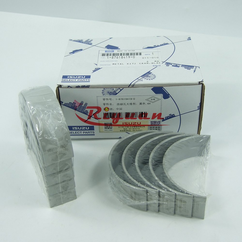 Crankshaft tile STD 1-87618419-0 8-97372077-1 8-94391515-0 ZX330 ZX360 SH360-3 4HK1 6HK1 For isuzu