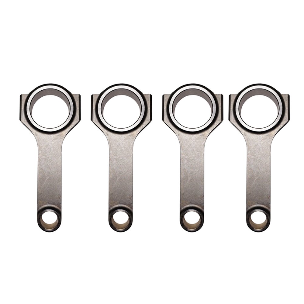 HIMYCAR Forged 4340 H-beam Connecting Rods for Honda Civic CRX D16 D16A D16Y7 D16Y8 D16Z6 SET OF 4