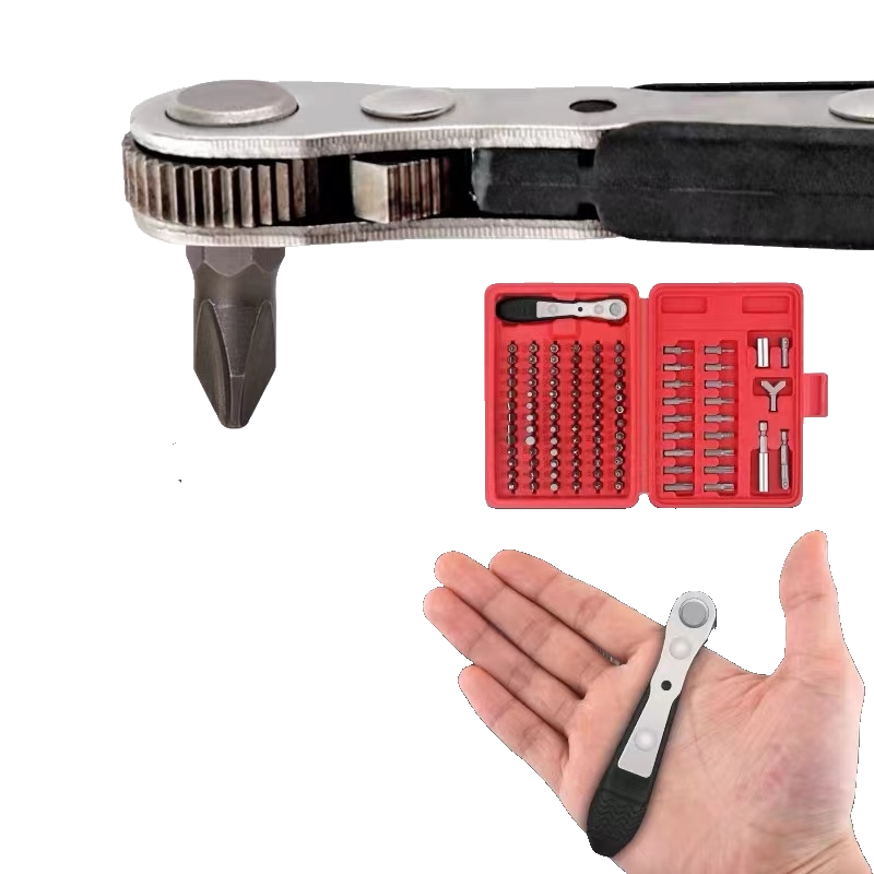 101pcs plastic box with tip electric screwdriver connecting rod sleeve Included ratchet screwdriver