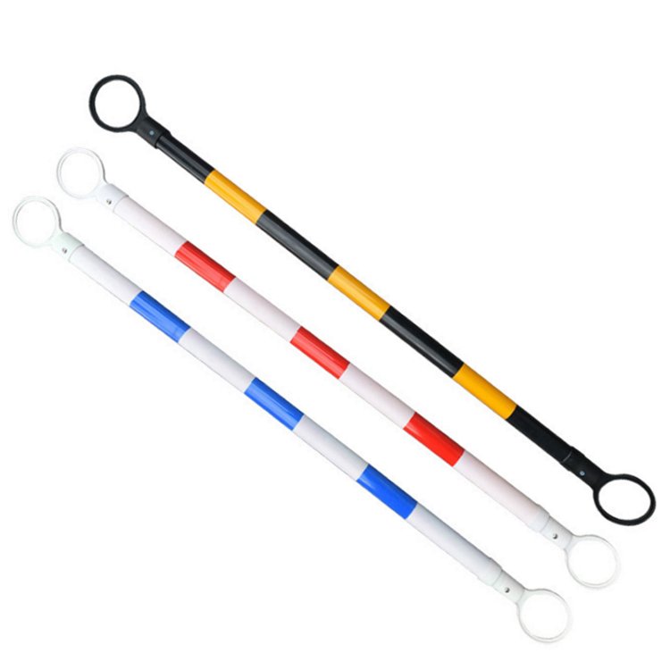 High Quality Comfort ABS Plastic Reflective warning traffic control road safety barrier connecting rod Retractable cone Bar