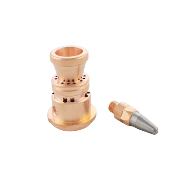 Tungsten inlaid with copper seamless connection Tungsten inlaid with copper electrode material
