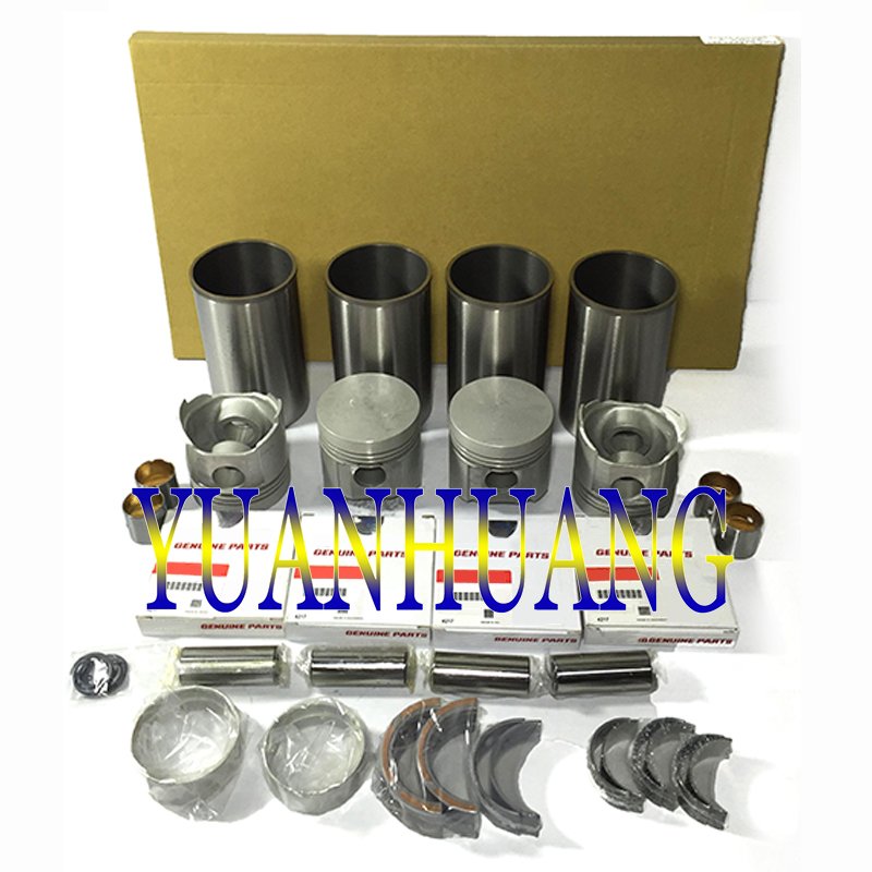 4JA1 engine rebuild kit wtih full gasket kit FOR Isuzu 4JA1 diesel engine cylinder liners piston&rings bearings washer