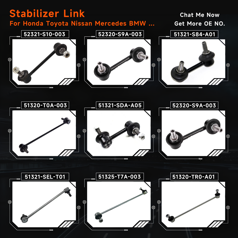 High Quality Auto Suspension Parts Steering RH LH Front Stabilizer Link For GM6 FIT IV GK GK 551320-T5A-003 51325-T5A-003