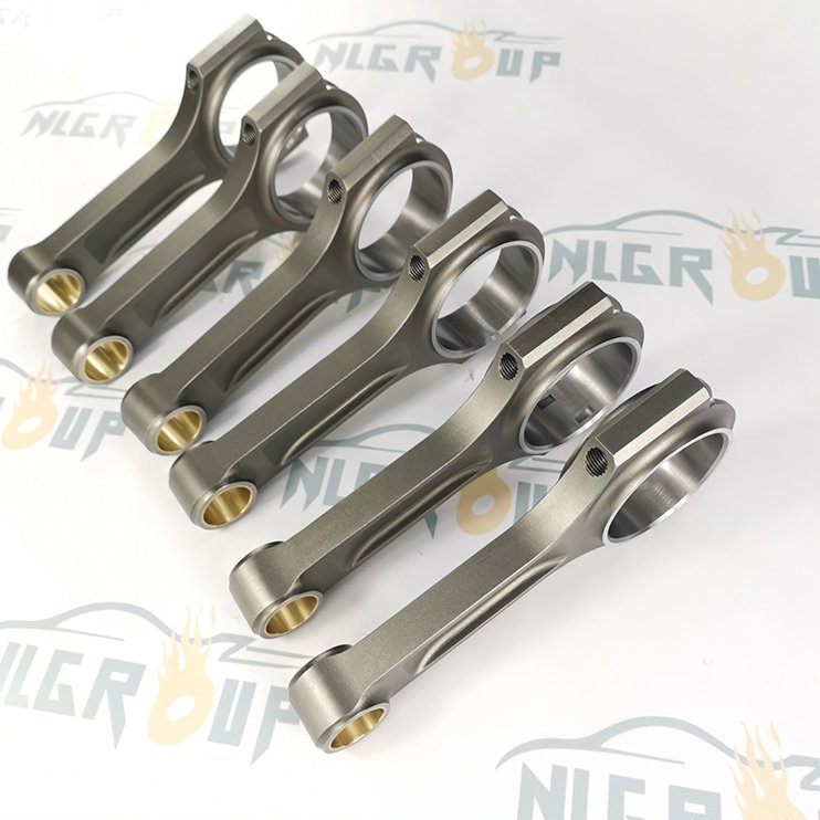 High Horsepower I Beam Connecting Rod for BMW M52 E36 320I E39 520I 2.0L Engine Racing Forged Steel Conrod