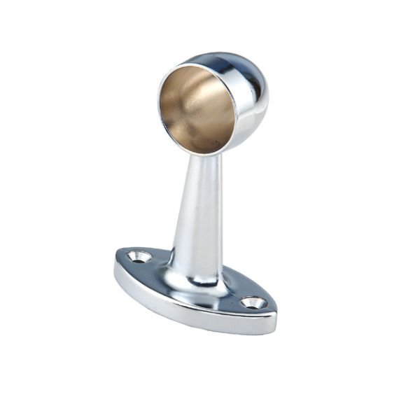 Wholesale Custom 1 Inch Size Connecting Rod Bracket Zinc Alloy Rod Bracket Holders For Bathroom