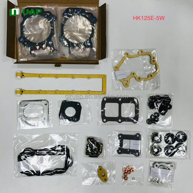 SAA6D125E-5 Diesel Engine Cylinder Head Gasket Set 6251-K1-9901 Upper Gasket Set For WA470-6 Loader