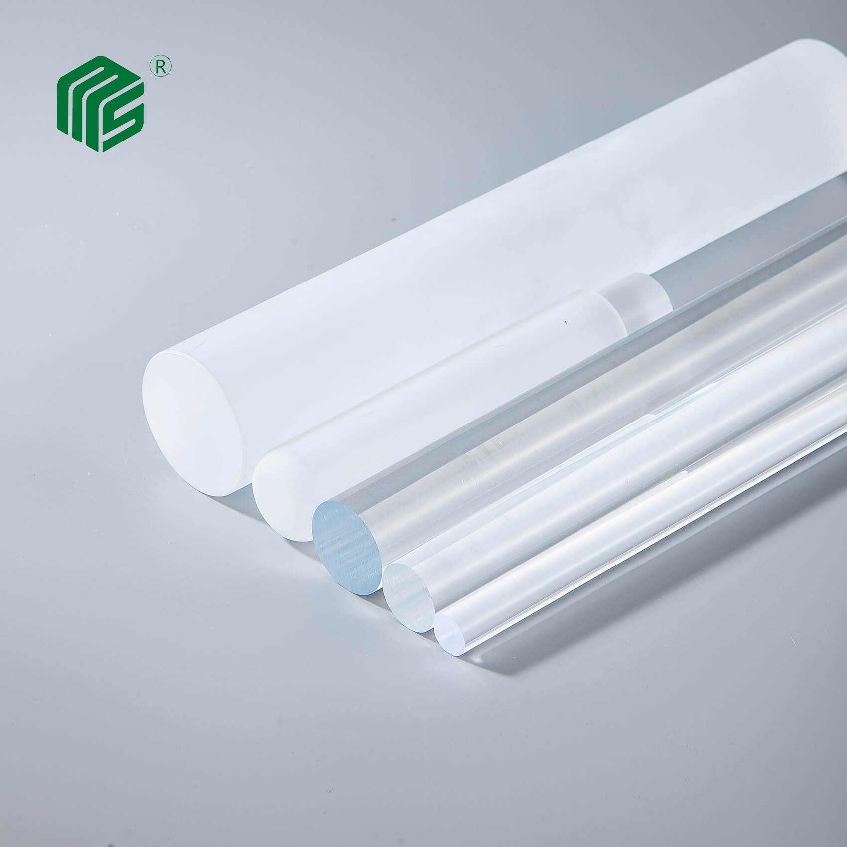 Large Diameter Octagonal Rods New Solid Clear Acrylic Rod