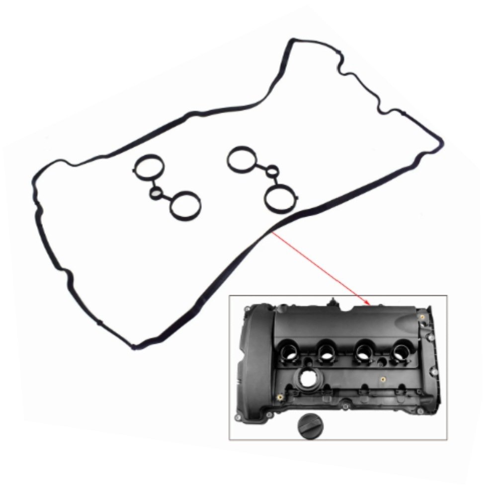 Auto Spare Parts Rocker cover gasket kit for Mini Cooper N14 Peugeot 207 208 308 3008 508 Citroen C4 C5 OEM 11127572851 0249.E6