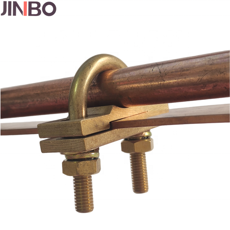 Wholesale Low Price Earthing Ground Connector Electrical U Bolt Rod to Tape Clamp