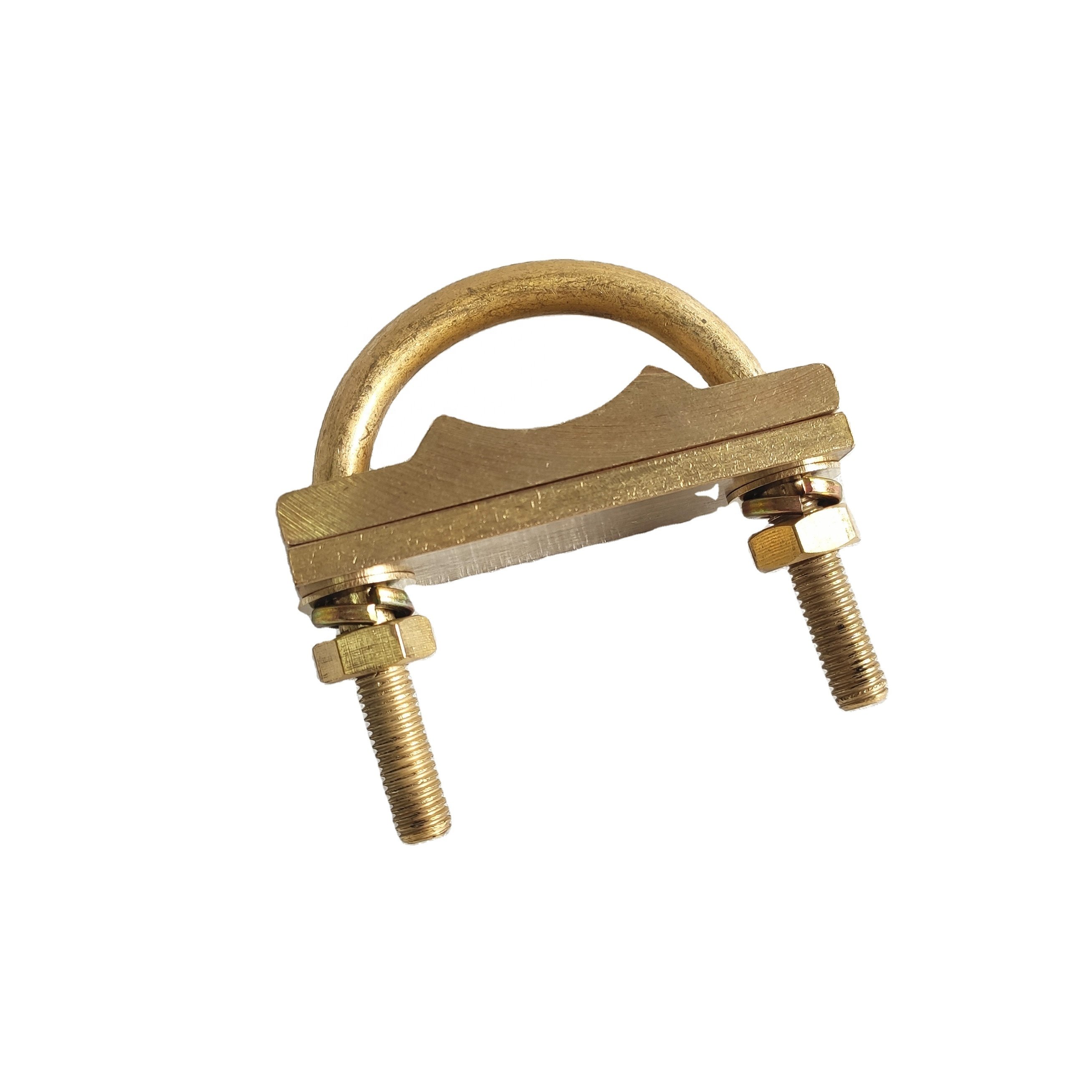 Wholesale Low Price Earthing Ground Connector Electrical U Bolt Rod to Tape Clamp