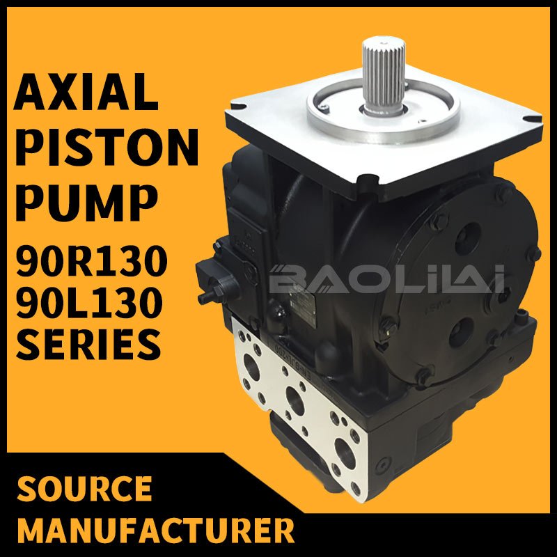 90R130 90L130 90R hydraulic pump cover plate with control feedback connecting rod, without control module, 90R130CA1BBP3C8 bomba