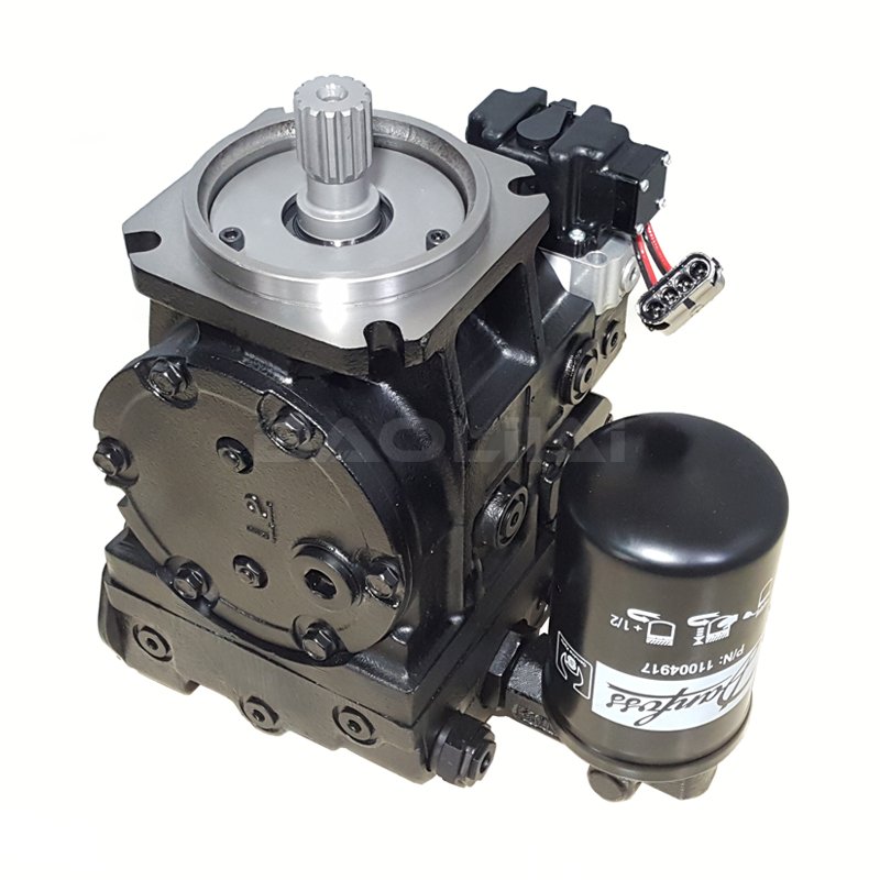 90R130 90L130 90R hydraulic pump cover plate with control feedback connecting rod, without control module, 90R130CA1BBP3C8 bomba