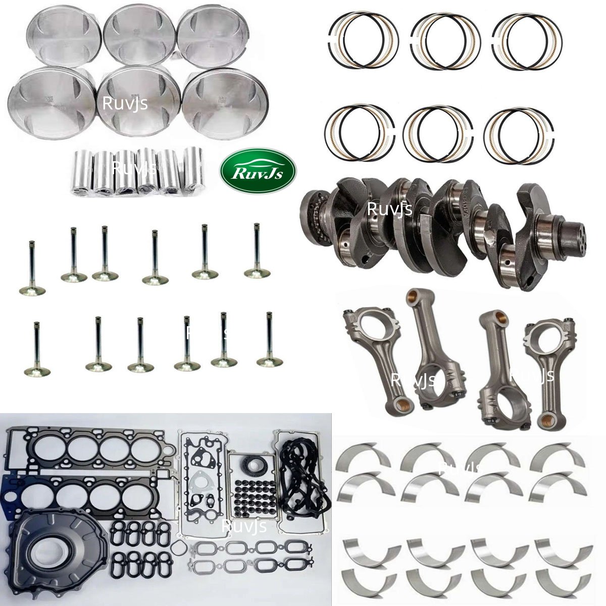 RuvJs engine overhaul gasket LR073776 for Land RoverRange Rover Evoque 2012- RangeRover Vogue 2013-2017 RangeRover Sport 14-2017