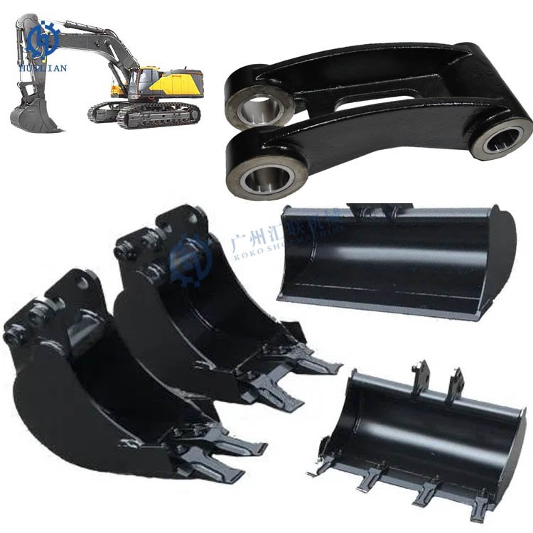 Excavator Bucket For EC460 EC210 EC290 EC360 EC240 for V olvo Excavator Rock Bucket H link Control rod link Connecting Rods assy