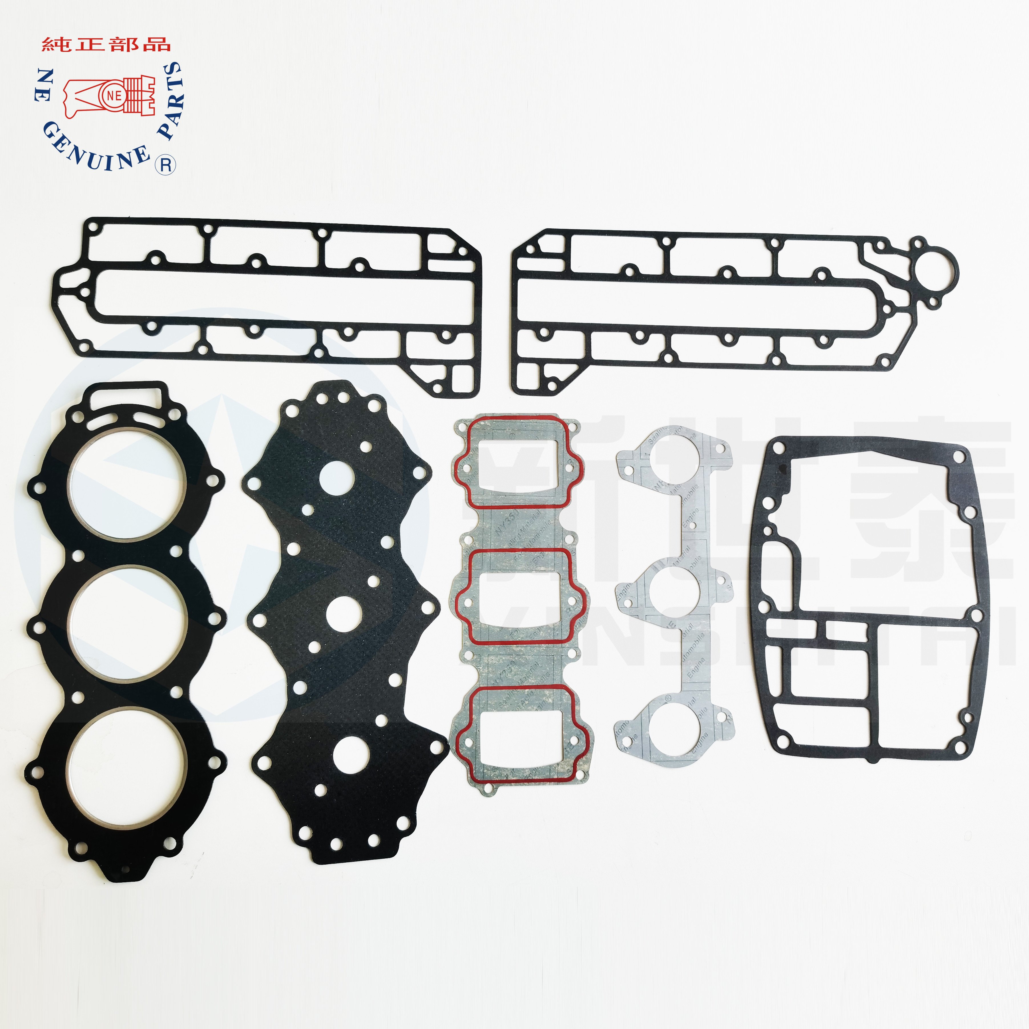 Chinese accessories boats seal kit black outboard engine complete cylinder head gasket for yamaha 60HP