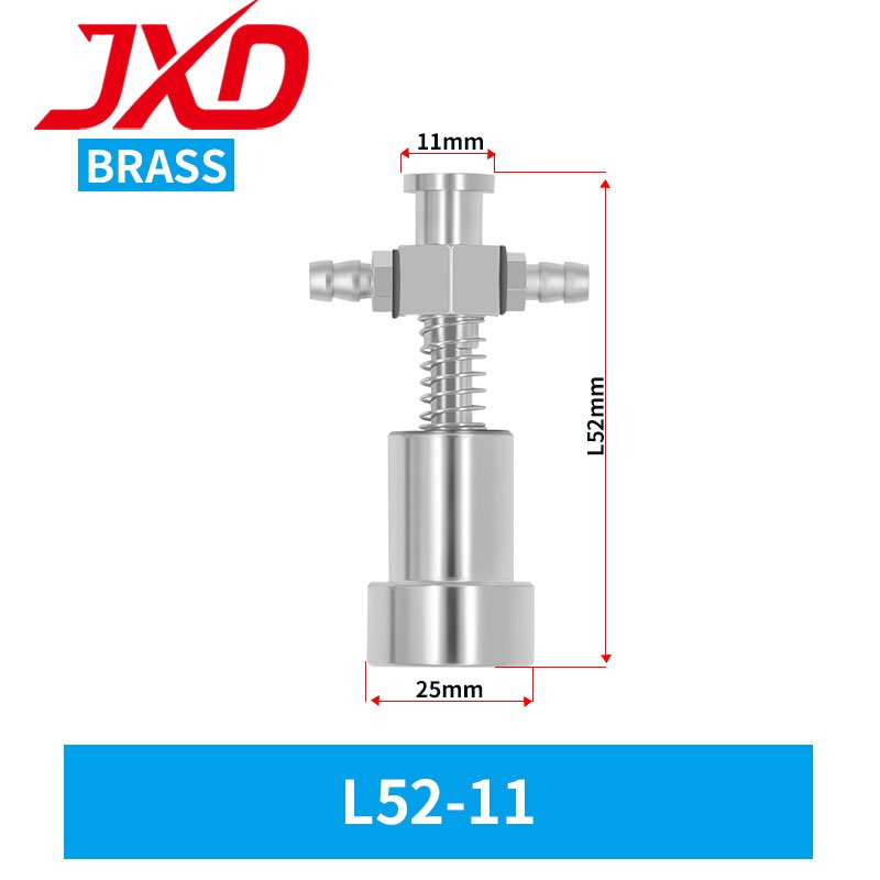 JXD L52-11 L60-11 L100-11 L110-11 L127-11 Strong Magnetic Brass Metal Vacuum Pneumatic Sucker Connector Connecting Rod