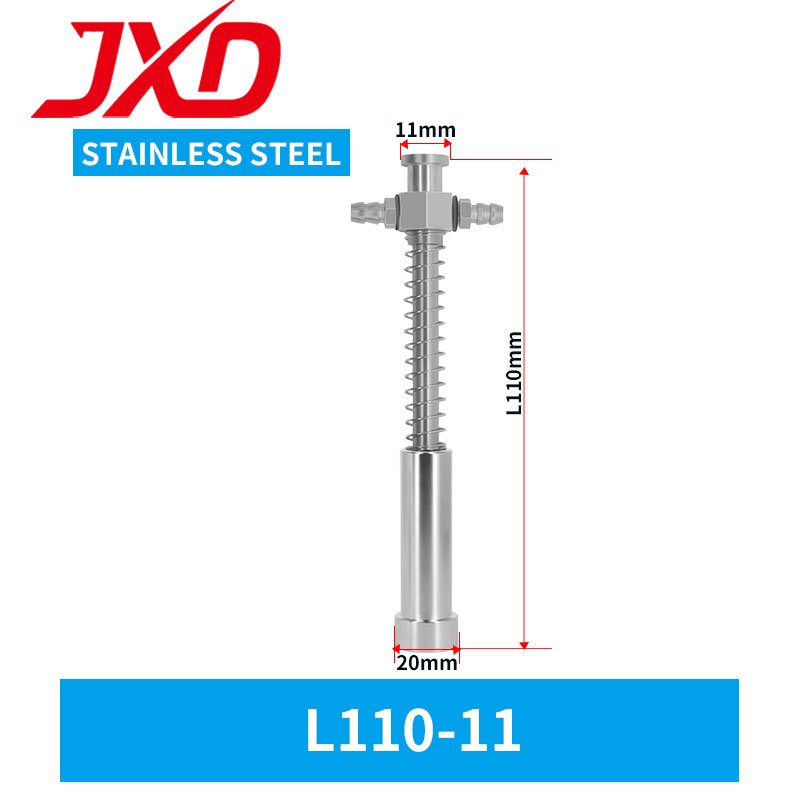 JXD L52-11 L60-11 L100-11 L110-11 L127-11 Strong Magnetic Brass Metal Vacuum Pneumatic Sucker Connector Connecting Rod