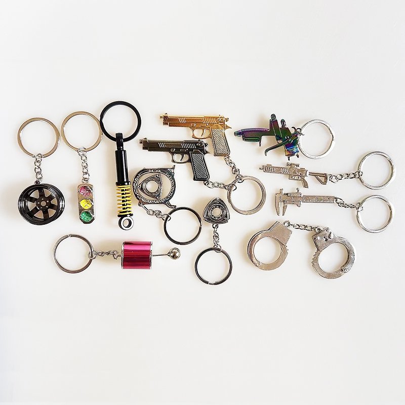 Engine head gasket hood gasket environmentally friendly plating does not fade car charm crafts keychain