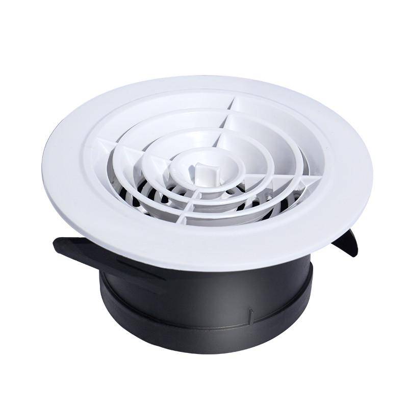 Xinfeng outlet air outlet The exhaust inlet of the outlet of the air cover, the circular louver air -changing air -conditioning air -conditioning air -conditioning system decorative cover
