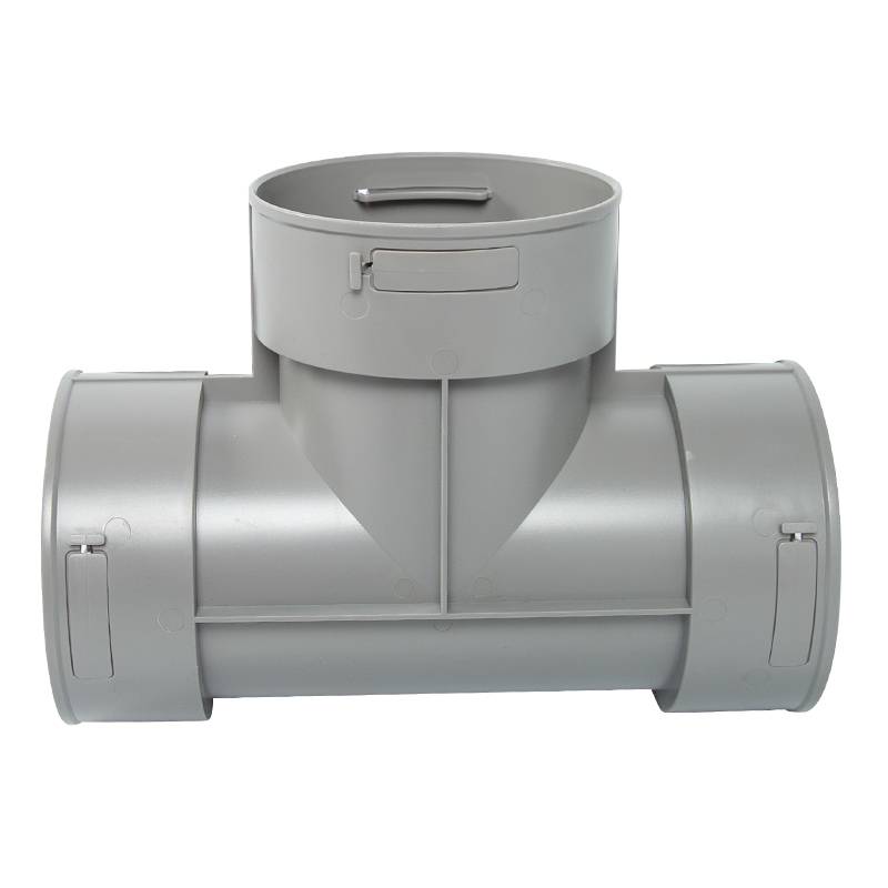 Fresh air system sub -box PE pipeline branch to send wind metal sub -box ABS one -point six three teasing accessories accessories