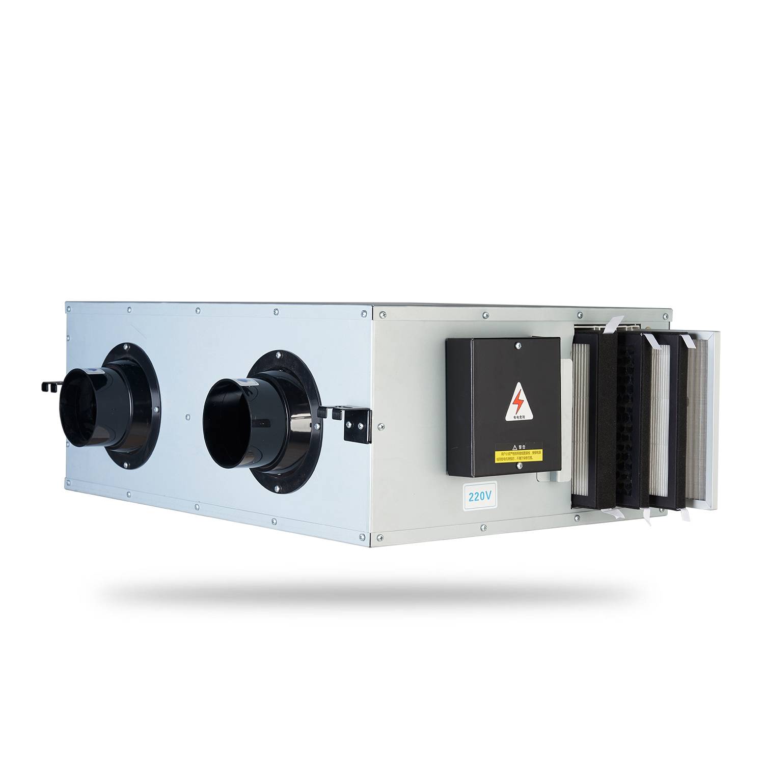 New fan system indoor air replacement home quiet central home house commercial fresh air exhaust all -in -one PM2.5