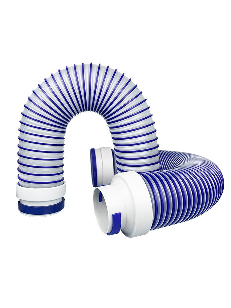 The end hose of the fresh air system 160/110/75 The muffled fresh air pipe is transparent and elastic, the air outlet soft connection