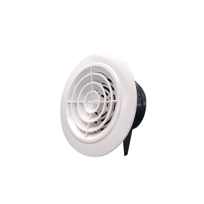 Xinfengkou ABS Central Air Conditioning System Indoor Turlus Circular Different Cover Film Cover can adjust holy qi -changing black