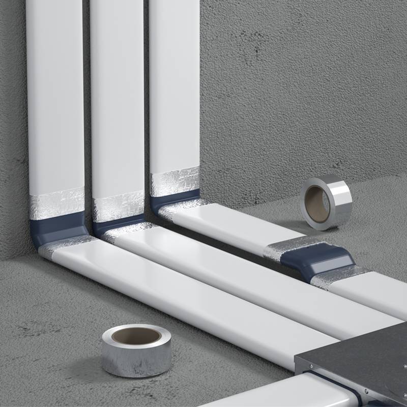 Fresh air system exhaust fan oil range hood, aluminum foil tin tin foil tin foil aluminum film R shielding insulation density sealing leak prevention