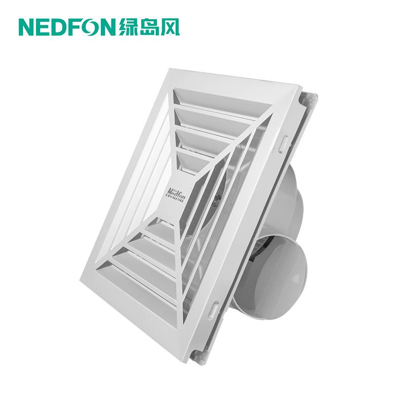 Green Island Wind integrated ceiling exhaust fan toilet 300 × 300 kitchen suction toilet bathroom aluminum gushing air gas replacement