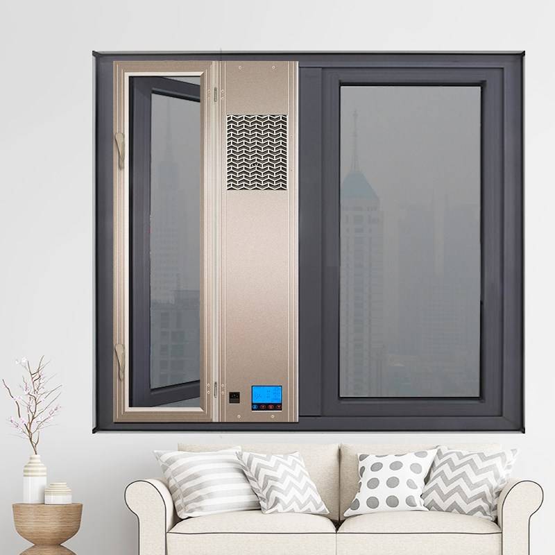 Window -style fresh air system indoor air circulation air replacement home wall -mounted air purifier removal formaldehyde