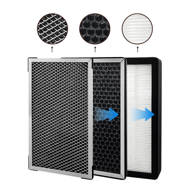 Two -protection fresh air system indoor air purification box filter PM2.5 front dust purifier filter box