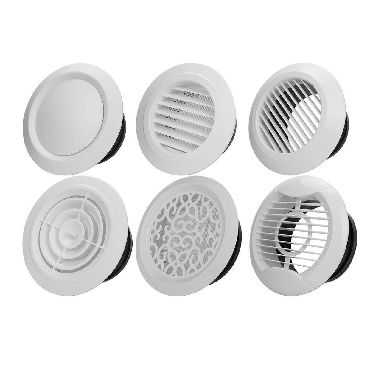 ABS fresh air central air -conditioning system exhaust air out of wind and round louver ventilation exhaust air switching air hood