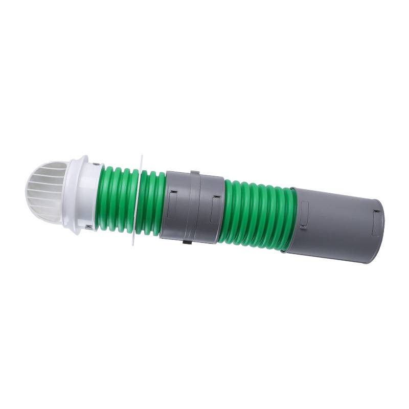 Fresh air system top air supply PE pipeline pipes through wall wind caps outer wall into the wind, ventilated ventilation exhaust, rain and insect prevention cover