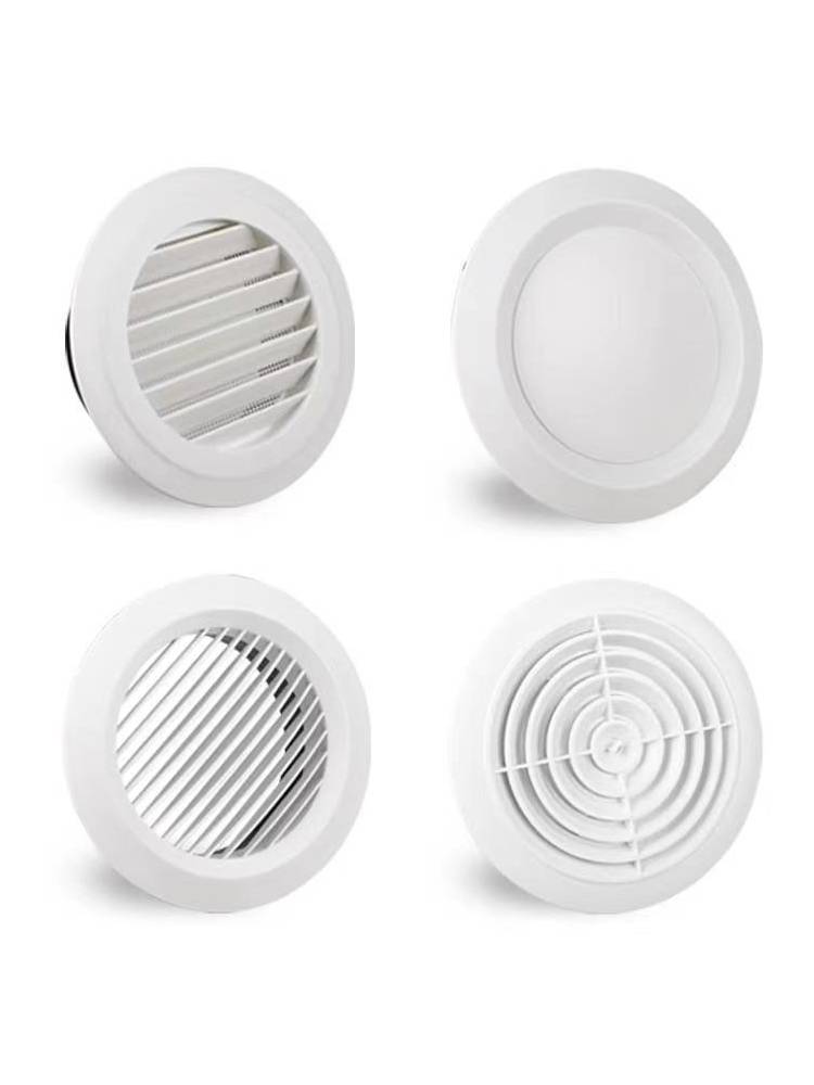 ABS fresh air system exhaust mouth circular ventilation network cover outlet ventilation ventilation central air -conditioning exhaust flock