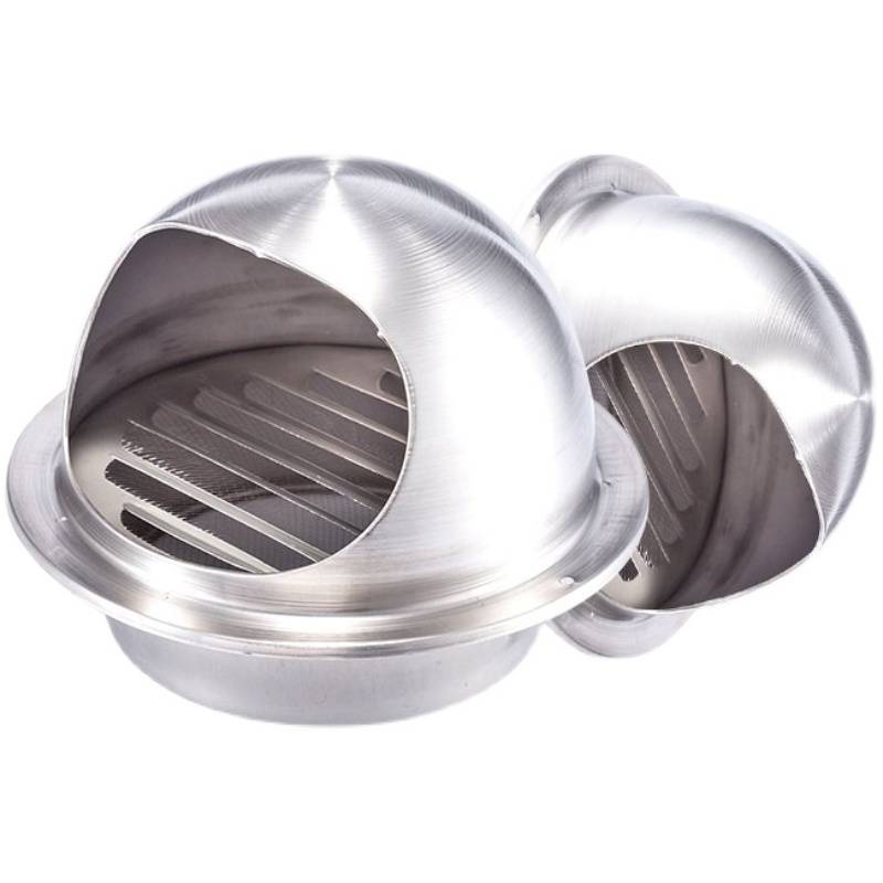 Fresh air system 304 stainless steel fan outer wall outlet smoke exhaust pipe exhaust wind cover air -proof air exhaust ventilation mask
