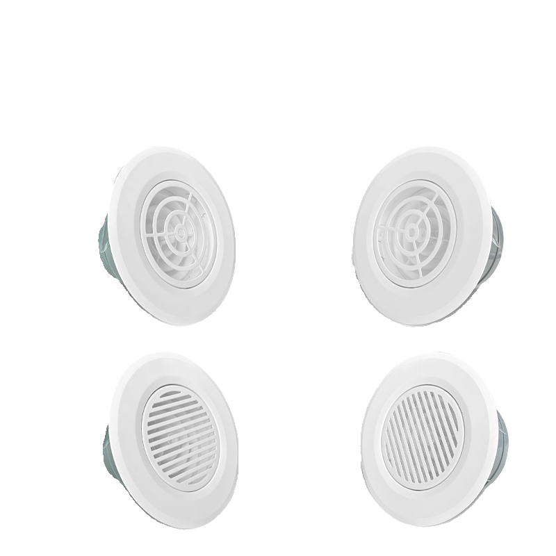 2.5mm ultra -thin round fresh air system outlet indoor inlet exhaust returning air outlet new air outlet ventilation ventilation air inlet