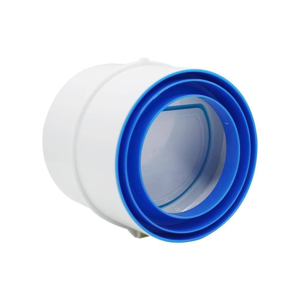 110/75pvc pipeline stop valve back valve toilet air -changing fan bathing against the inverse valve anti -flavored fresh air system windproof