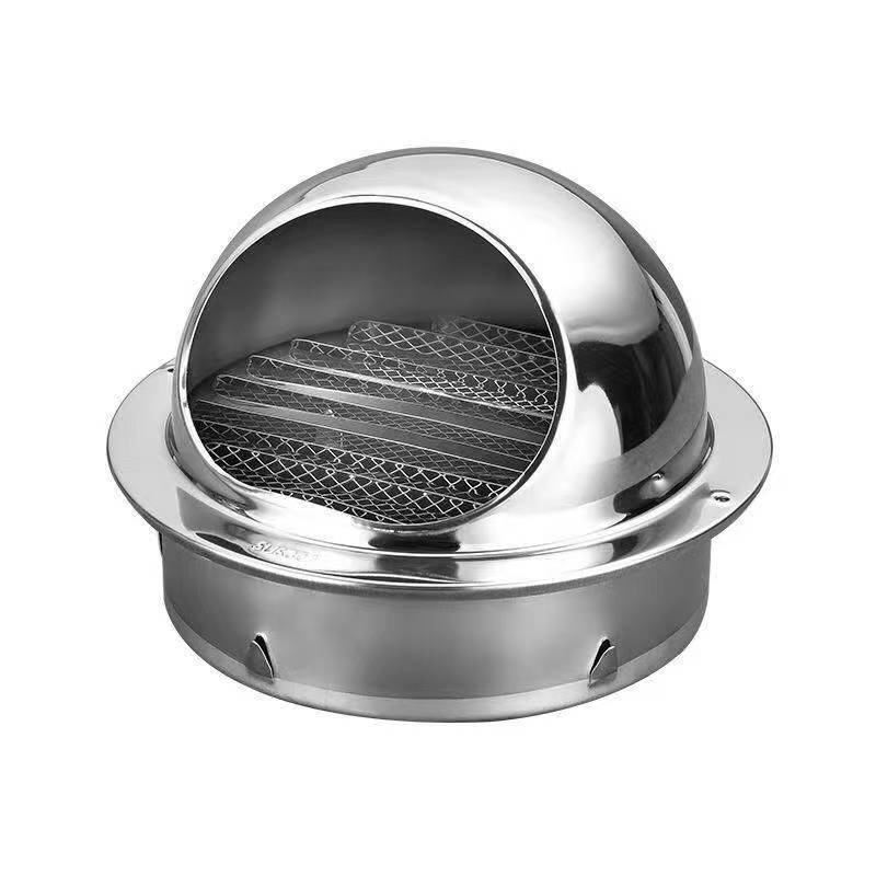 304 Outdoor Wait Outer Wall Stainless Steel Vancouver range hood exhaust hood toilet exhaust caps, rainproof and windproof cover