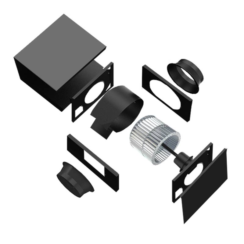 A new wind-café system for silent airwinders to increase pressure on home-based exhaust fan offices