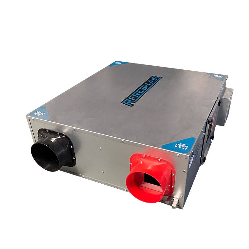 Two -way flowing new air replacement ceiling type full heat exchange super quiet fresh air system commercial ventilation air replacement machine